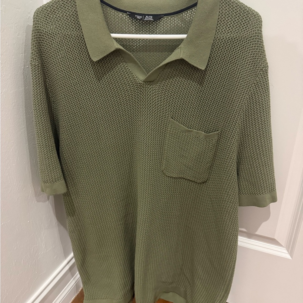 Rhone NWOT - Coastal Johnny Collar Polo XL sage green